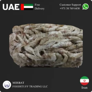 Iranian Shrimps 50/60 Size net weight 12 kg box suppliers in Abu Dhabi