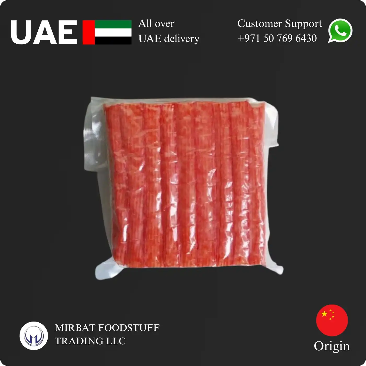 Foodstuff Supplier Frozen Crab Stick China