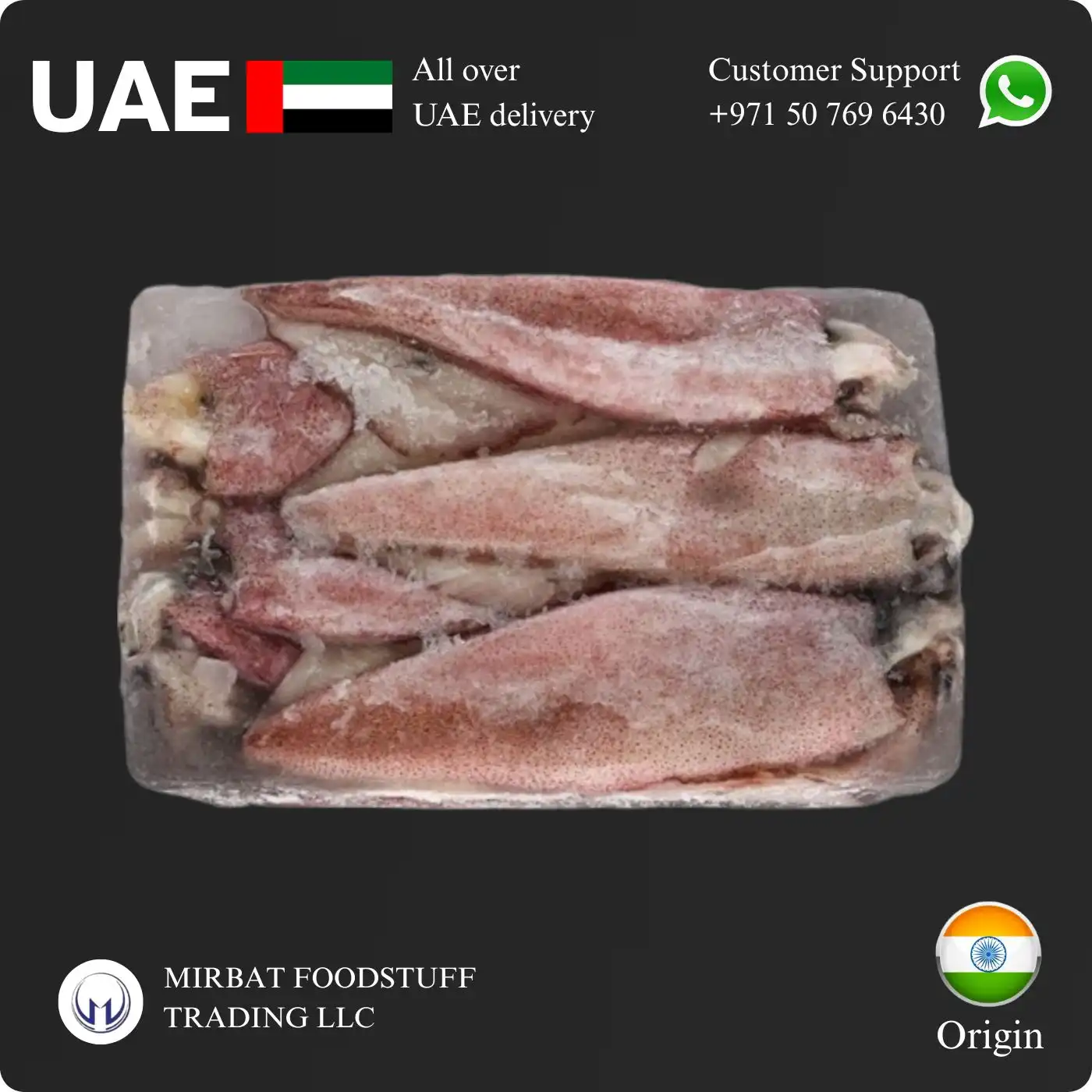 Foodstuff Supplier Frozen Squid whole 3/6 price