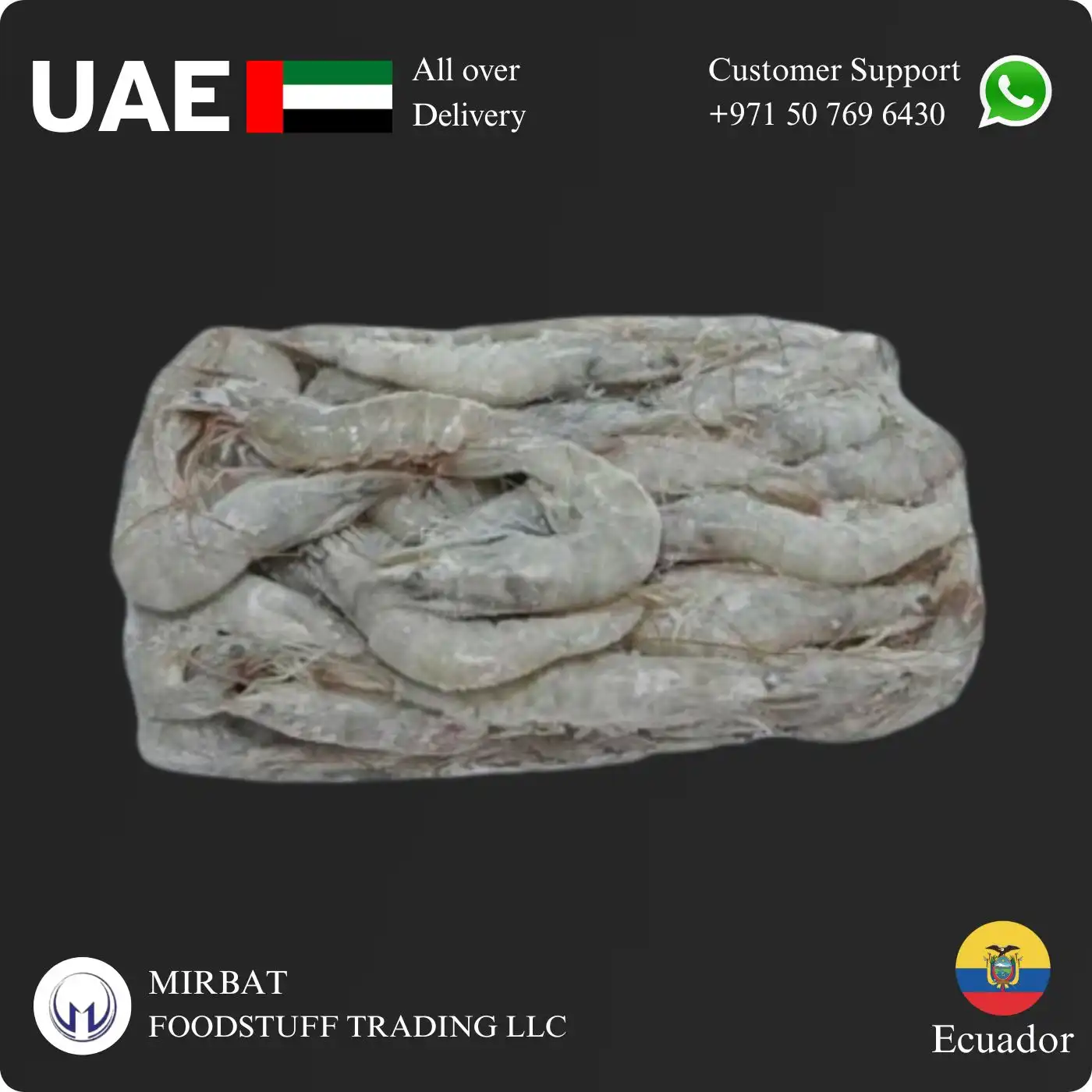 Foodstuff Supplier 30/40 Shrimps Ecuador suppliers in UAE