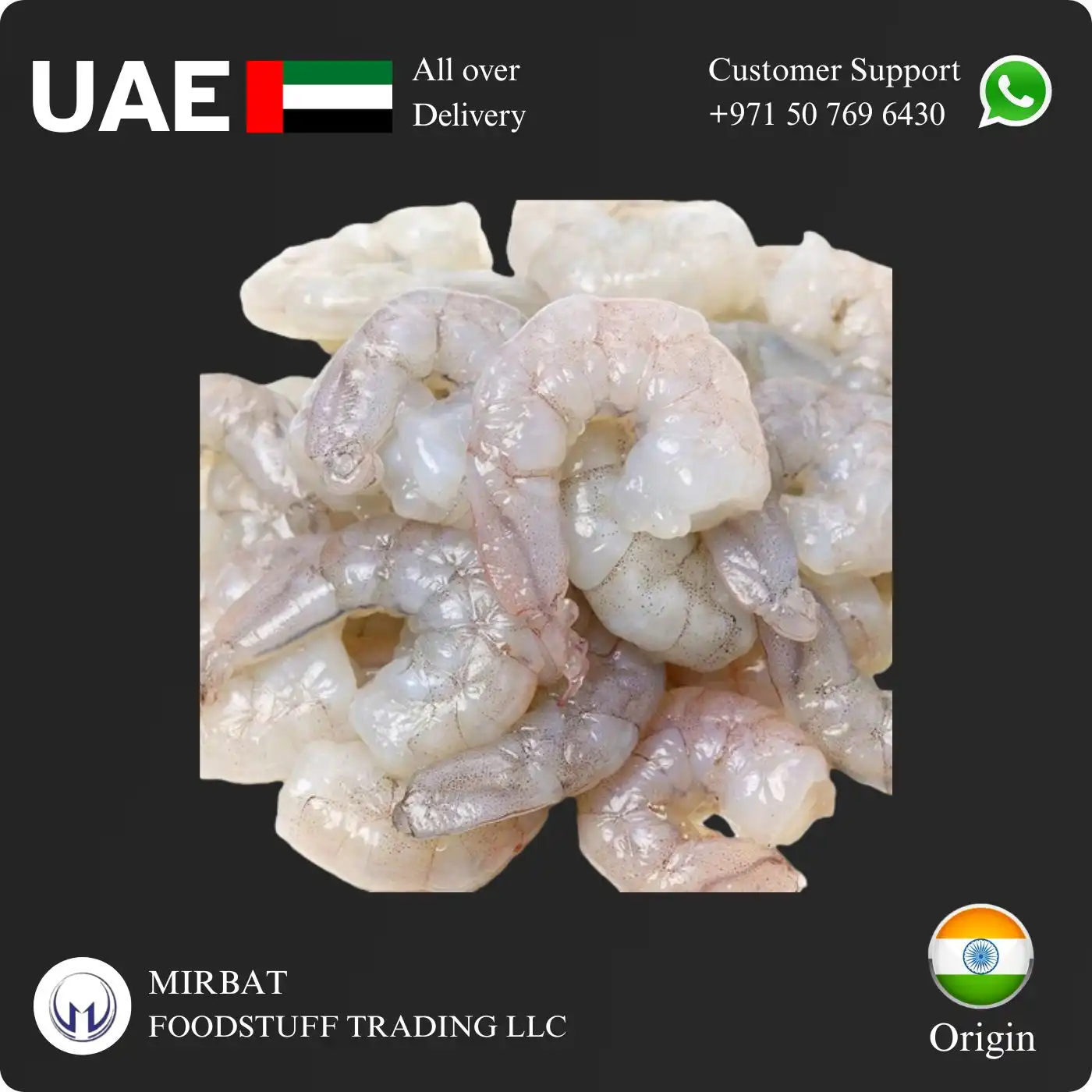 Foodstuff Supplier Shrimps PD 31/40 Price in UAE