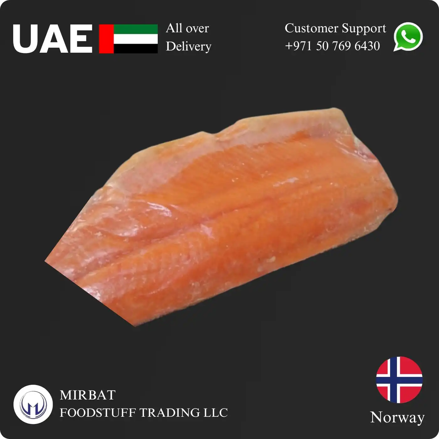 Foodstuff Supplier Frozen Salmon Fillet Norway Glazed KOHO suppliers in UAE