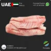 Frozen Nile Purch Fillet 1/2 size net weight price in UAE