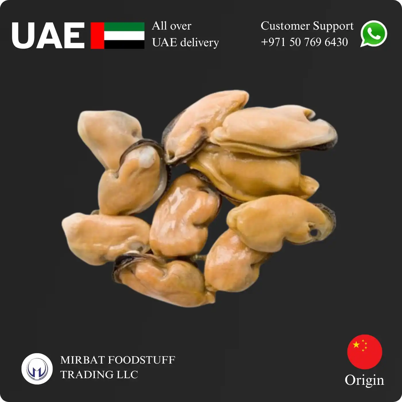 Foodstuff Supplier Half Shell Mussels China