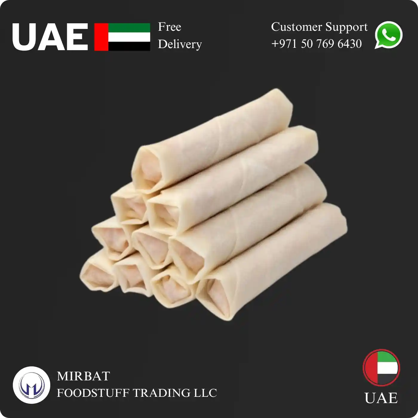 Foodstuff Supplier Frozen Vegetables Spring Roll Supplier in UAE